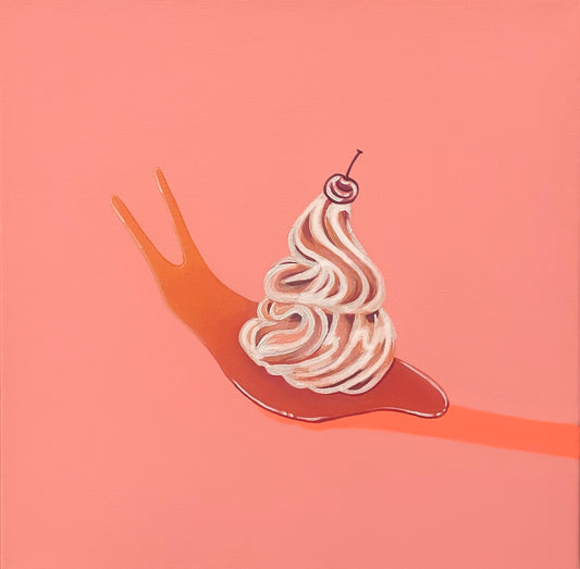Ice Cream Snail Print