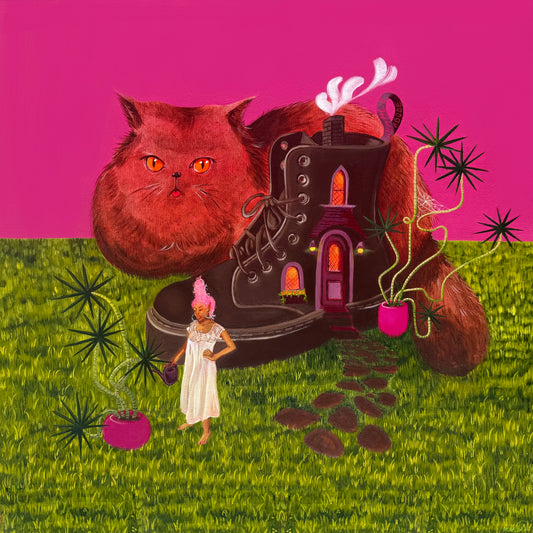 The Old Lady Who Lived In Her Shoe print