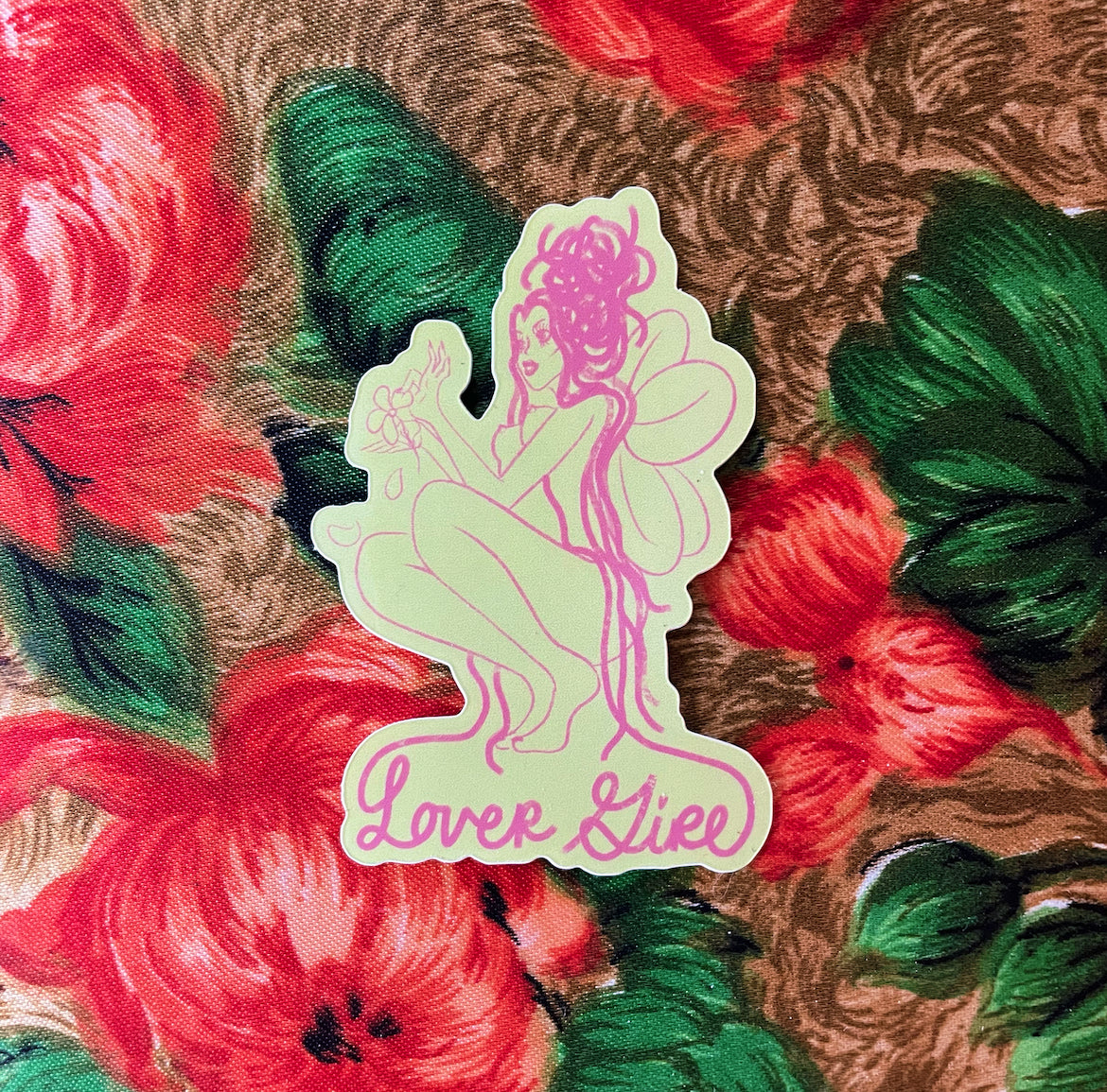 lover girl sticker